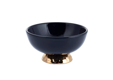 Mini Bowl Gold-Navy Blue
