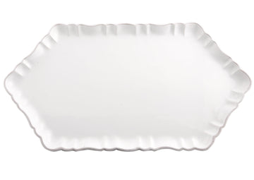 Cloud Appetizer Plate XL-White