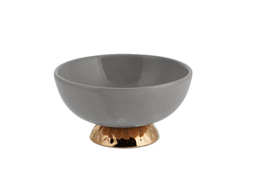 Mini Bowl Gold-Light Grey
