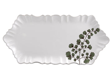 GINKGO Cloud Appetizer Plate Large-White