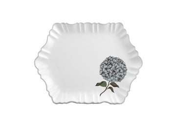 HYDRANGEA Cloud Appetizer Plate Medium-White