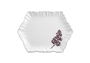 HYACINTH Cloud Appetizer Plate Medium-White