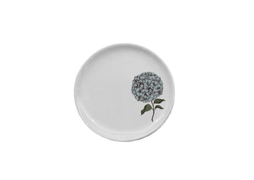 HYDRANGEA Bread Plate -White