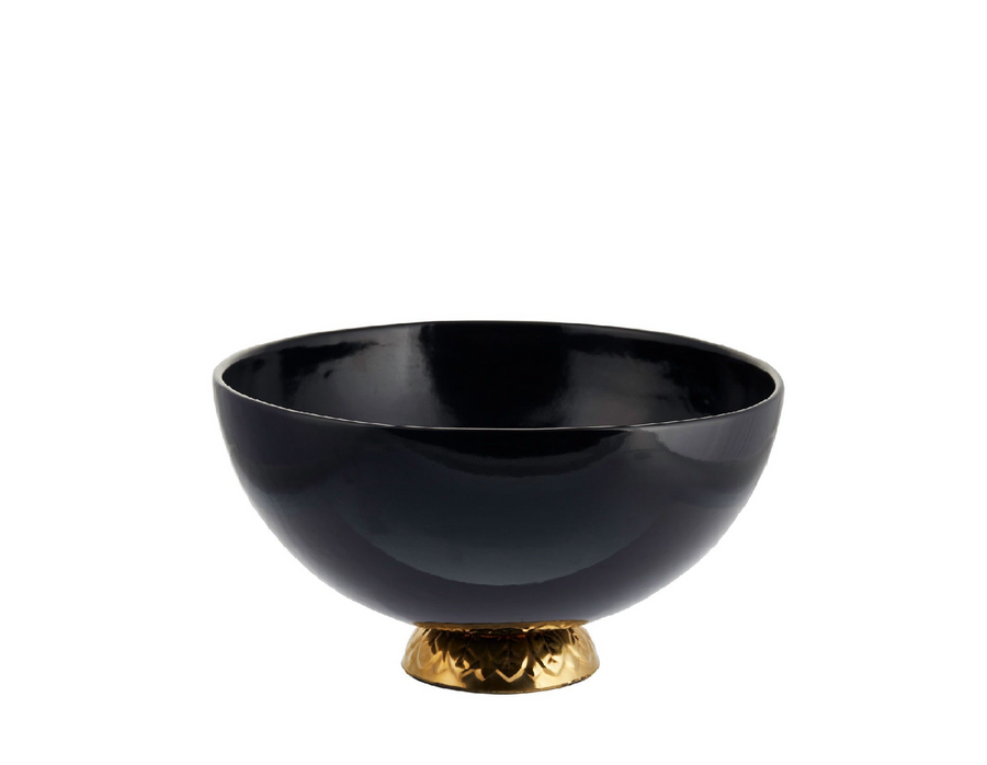 BOWL SMALL WITH GOLD-BLACK