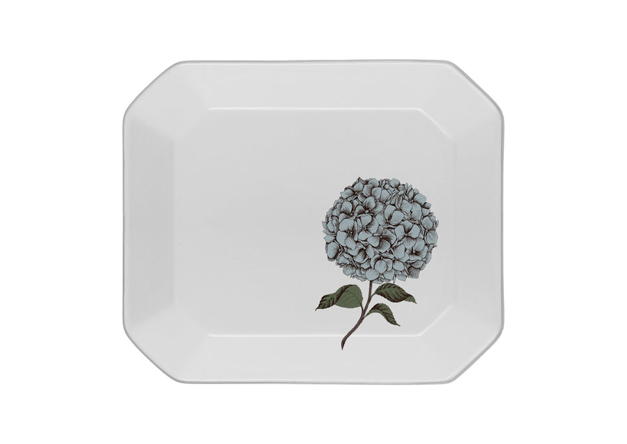 HYDRANGEA Octave Plate Medium -White