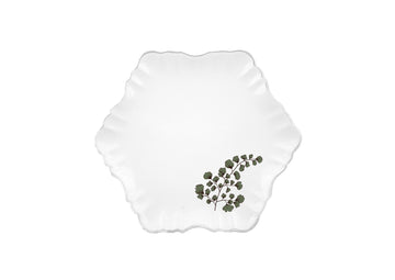 GINKGO Cloud Cake Plate-White