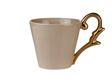 Mug Handle Gold-Beige