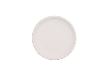 dessert plate white matt