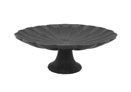 Daisy Fruit Platter-Dark Grey