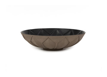 Bowl Small-Natural and black matt