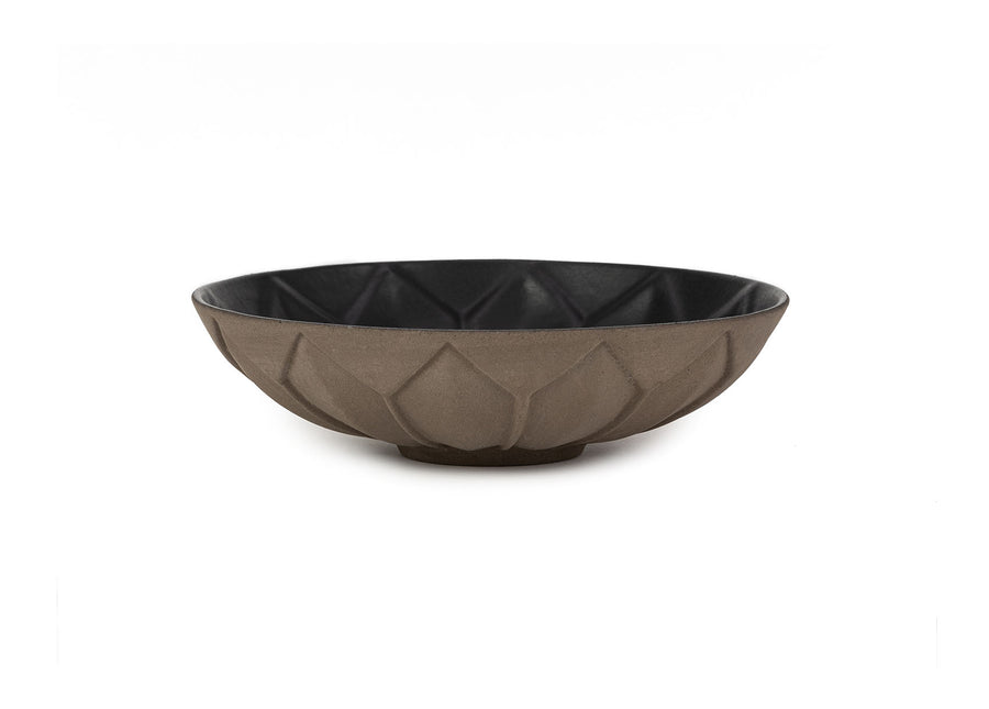 Bowl Small-Natural and black matt