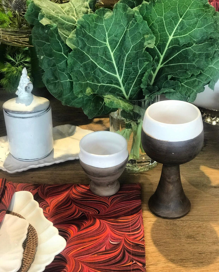 Wooden Stemmed Glass