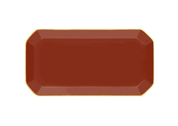 Octave Plate Small Gold-Coral