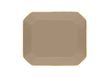 Octave Plate Medium Gold-Beige