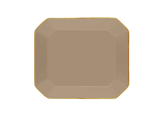 Octave Plate Medium Gold-Beige