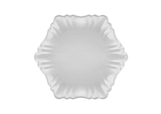 Cloud Main Dish Plate-white