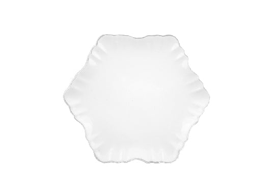 Cloud Cake Plate-white