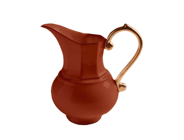 Pitcher Small Handle Gold-Coral