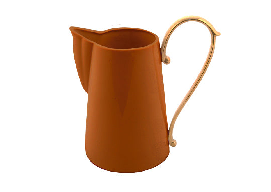 Pıtcher large handle gold-mustard