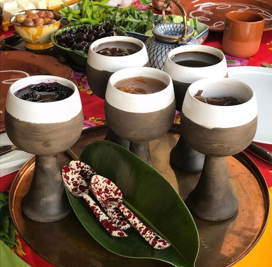 Wooden Stemmed Glass