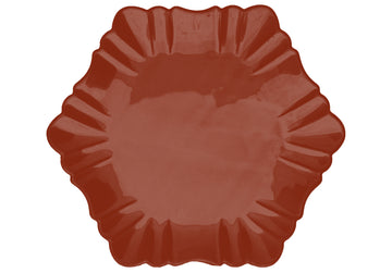 Cloud Dinner Plate-Coral