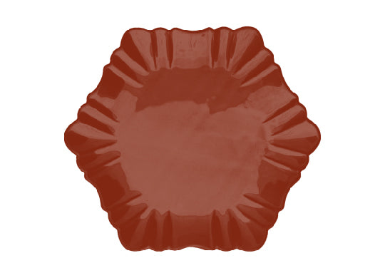 Cloud Dinner Plate-Coral