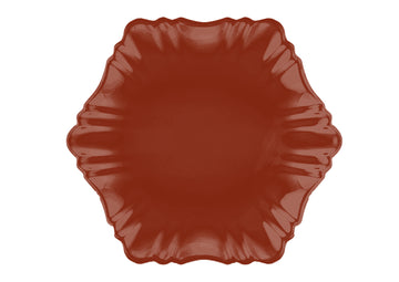 Cloud Main Dish Plate-Coral