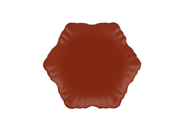 Cloud Cake Plate-Coral