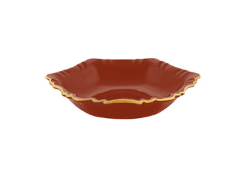 CLOUD MEDIUM BOWL gold-CORAL