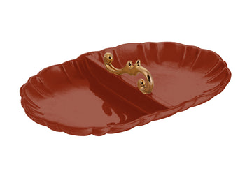 Appetizer Handle Gold-Coral