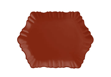 Cloud Appetizer Plate Medium-Coral