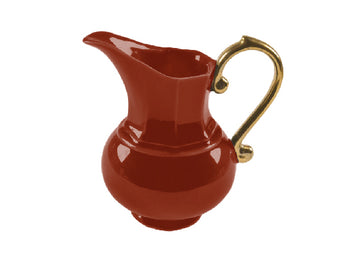 Pitcher Small Handle Gold-Coral