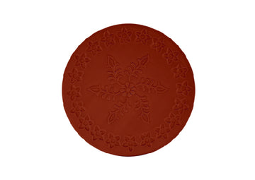 Saucer (Turkish  Coffee) -Coral