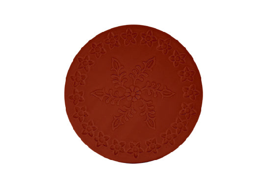 Saucer (Turkish  Coffee) -Coral