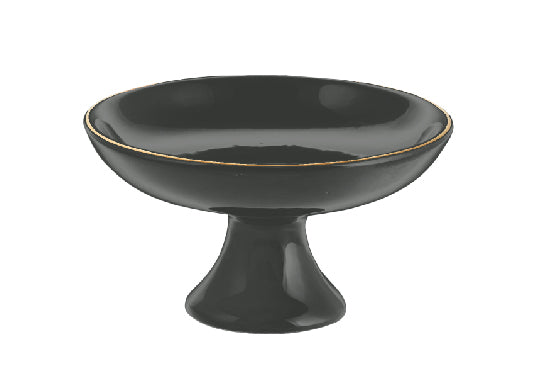 Cookie Platter Large Gold-DARK GREY