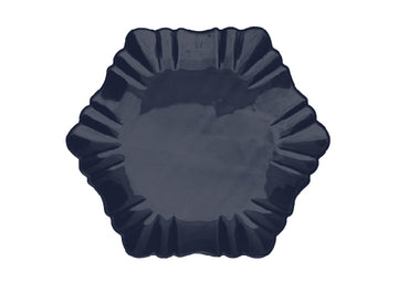 Cloud Dinner Plate Large-Navy Blue