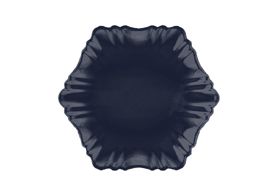 Cloud Main Dish Plate-navy blue