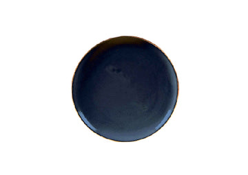 Bread Plate Gold-NAVY BLUE