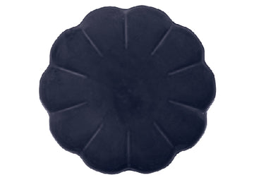 Lotus Dinner Plate-NAVY BLUE