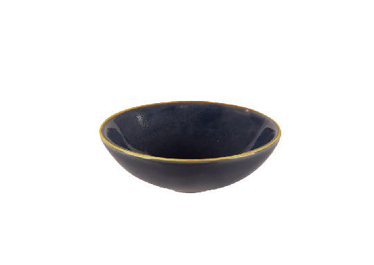 mini dish gold-navy blue