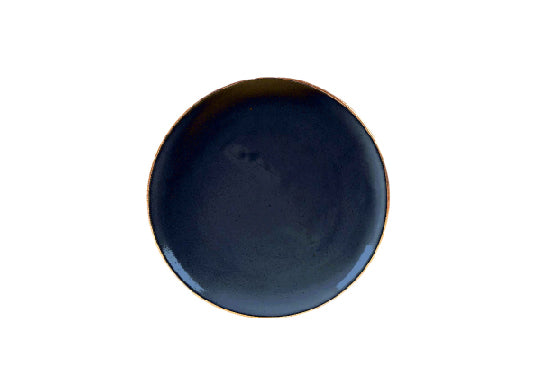 Dessert Plate Gold-NAVY BLUE