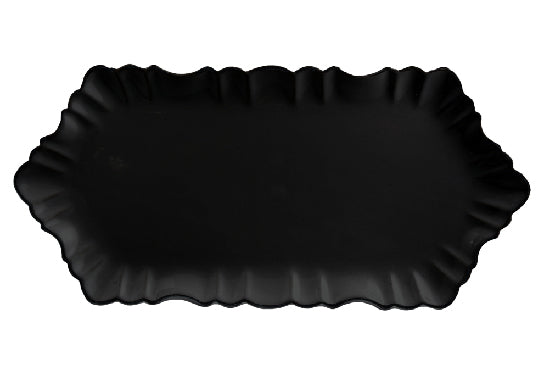 Cloud Appetizer Plate Large-black
