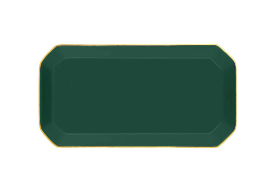 Octave Plate Small Gold-green