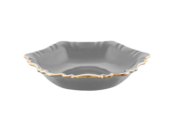 CLOUD MEDIUM BOWL GOLD-LIGHT GREY