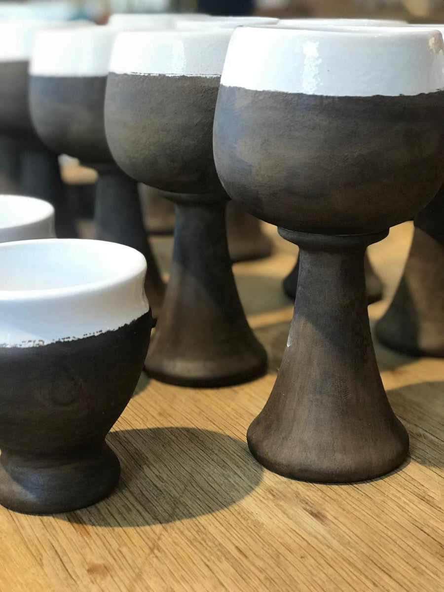 Wooden Stemmed Glass