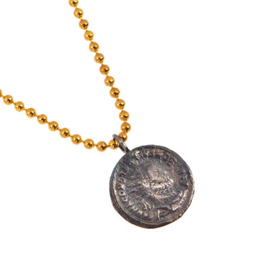 Antoninianus Diocletian Ball Chain Necklace