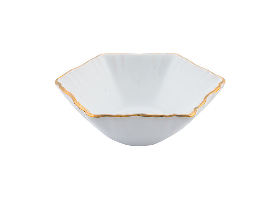 CLOUD SMALL BOWL GOLD-WHITE