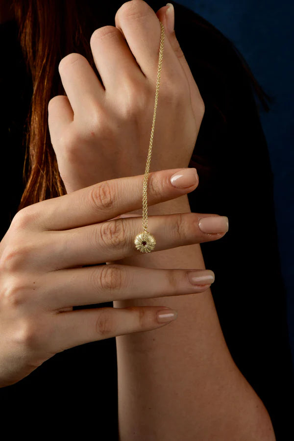 Sea Urchin Gold Necklace