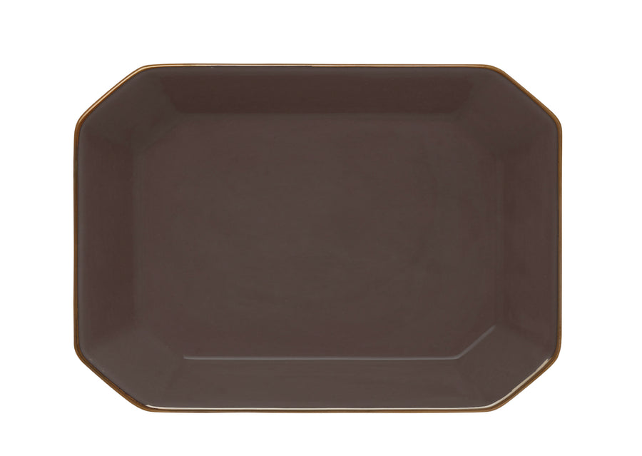 OCTAVE PLATE LARGE GOLD-MINK