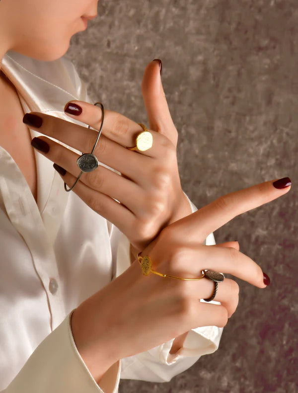 Palaiologian Dikefalos Double Cord Bracelet